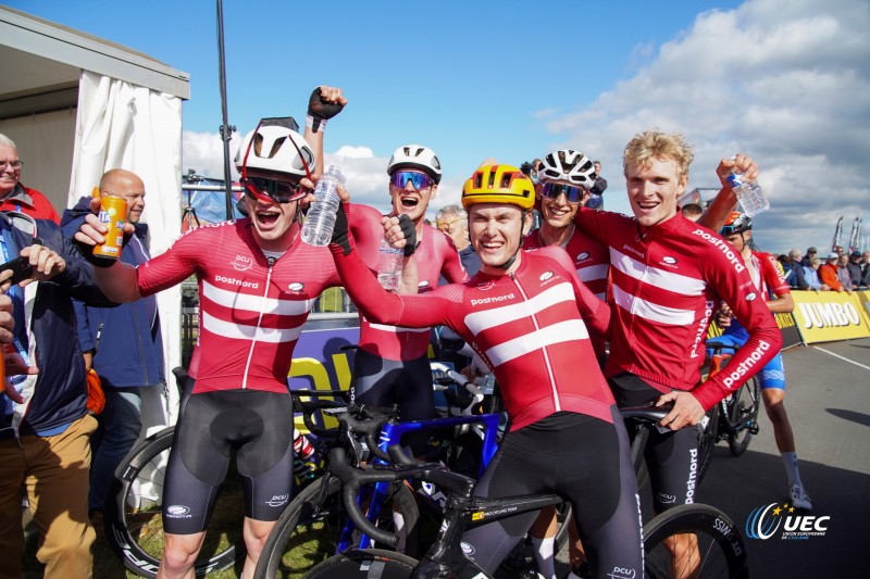 2023 UEC Road European Championships - Drenthe - Under 23 Men?s Road Race - Hoogeveen - Col Du VAM 136,5 km - 22/09/2023 - Breiner Henrik Pedersen (DEN) - photo Massimo Fulgenzi/SprintCyclingAgency?2023